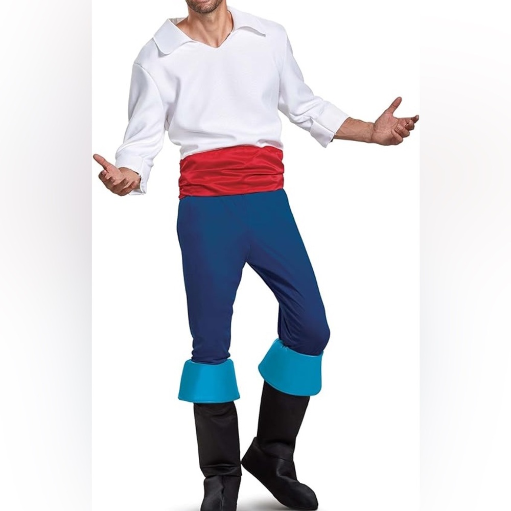 DISNEY Halloween costume Prince Eric Size XXL
